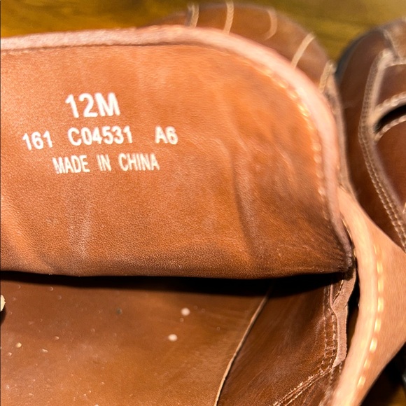 Cole Haan vibram Men's Tan Leather Loafers size 12 - Picture 10 of 12